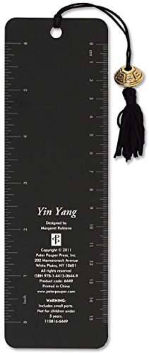 Yin Yang Beaded Bookmark