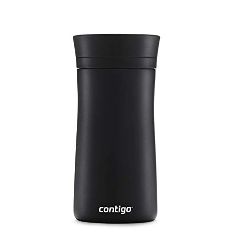 Contigo Pinnacle Vacuum-Insulated Stainless Steel Travel Mug with AUTOSEAL Lid, 10oz Black