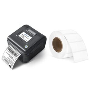 polono label printer, pl420 4×6 thermal printer, high-speed shipping label printer, commercial direct thermal printer, 2″ x 1″ direct thermal label, self-adhesive address shipping thermal label