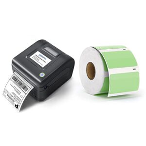 POLONO Label Printer, PL420 4x6 Thermal Printer, High-Speed Shipping Label Printer, Commercial Direct Thermal Printer, 2.25”x1.25” Direct Thermal Label