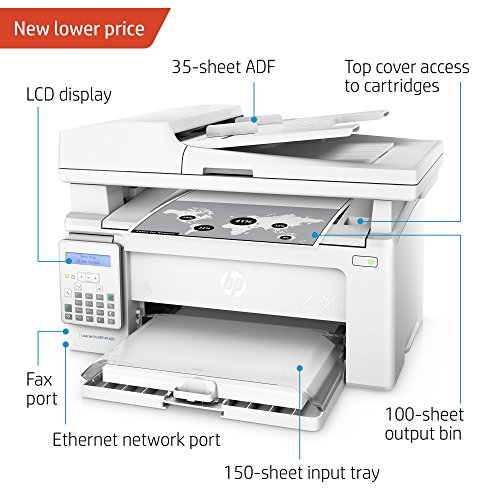 HP Laserjet Pro M130fn M130 G3Q59A All-in-One Machine (Renewed)