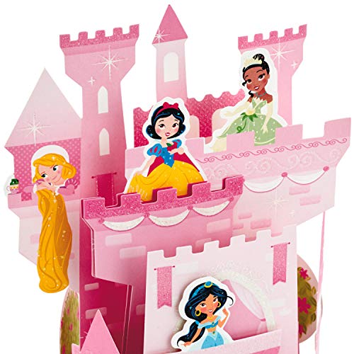 Hallmark Paper Wonder Pop Up Birthday Card for Kids (Disney Princess Castle)