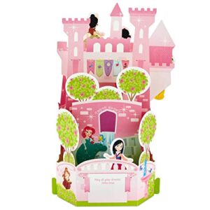 Hallmark Paper Wonder Pop Up Birthday Card for Kids (Disney Princess Castle)