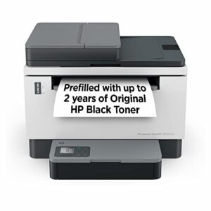 hp laserjet tank mfp 2604sdw wireless black & white printer prefilled with up to 2 years of original hp toner (381v1a)