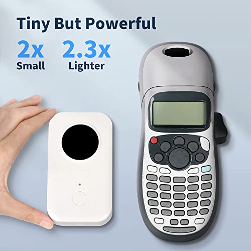 Mini Label Maker, Compatible with Phomemo D30 Label Maker Machine with 3 Tapes, Small Bluetooth Labelers Sticker Maker, Portable Wireless Label Printer Lots Fonts Available for Phone Office Home