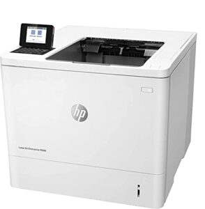 hp laserjet enterprise m608n single-function wired monochrome laser printer, white – print only – 2.7″ lcd, 65 ppm, 1200 x 1200 dpi, usb and ethernet connectivity, manual duplex printing