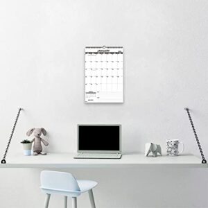 MONYES 2023-2024 Wall Calendar, 17" x 12" Academic Desk Calendar, 2 Year Wirebound Calendar