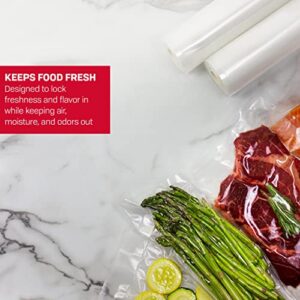 NESCO Vacuum Sealer Bags 8" x 20", Use for Sous Vide or Meal Prep, BPA Free, Dishwasher Safe, Tear Resistant, Safe to Microwave, Boil, or Freeze