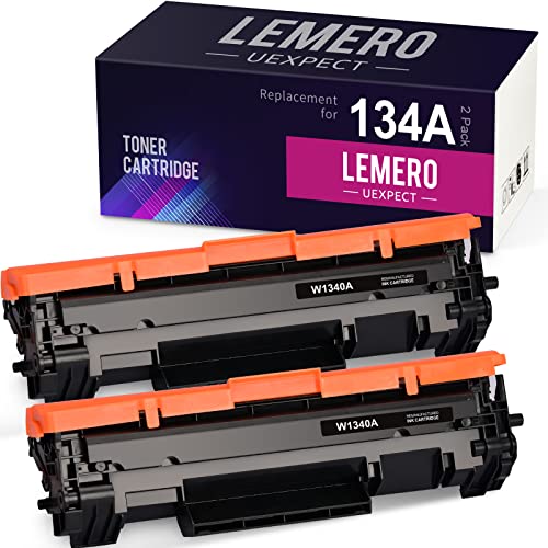 LemeroUexpect Compatible Toner Cartridge Replacement for HP 134A W1340A for M209dwe M234dwe M209dw M234dw M234sdwe M234sdn M209 M234 Printer (Black, 2-Pack)