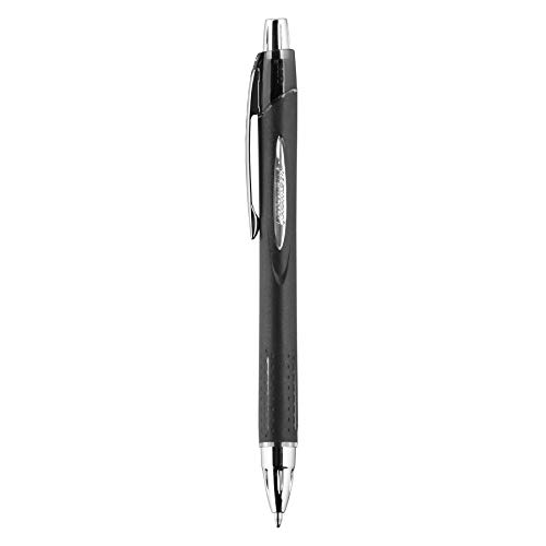 uni-ball Jetstream RT Retractable Ballpoint Pens Medium Point, 1mm, Black, 12 Pack