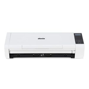 doxie pro dx400 – wired document scanner and receipt scanner for home and office. the best desktop scanner, small scanner, compact scanner, duplex scanner (two sided scanner), for windows and mac