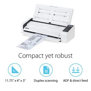 Doxie Pro DX400 - Wired Document Scanner and Receipt Scanner for Home and Office. The Best Desktop Scanner, Small Scanner, Compact Scanner, Duplex Scanner (Two Sided Scanner), for Windows and Mac