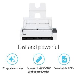 Doxie Pro DX400 - Wired Document Scanner and Receipt Scanner for Home and Office. The Best Desktop Scanner, Small Scanner, Compact Scanner, Duplex Scanner (Two Sided Scanner), for Windows and Mac