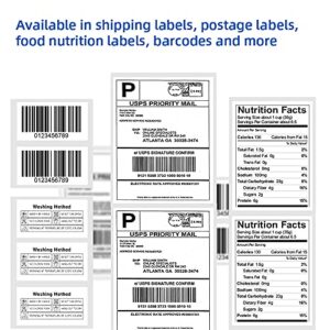 Shipping Label Printer for Shipping Packages, Thermal Label Printer 4x6 Label Printer for Small Business, Compatible with UPS, USPS, Etsy, Shopify, Amazon, FedEx, Ebay, and More on Windows & Mac