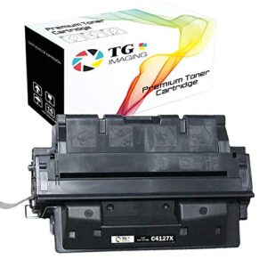 (1-pack, super high yield) tg imaging compatible toner cartridge replacement for hp 27x c4127x use in hp laser jet 4000 4000n 4000t 4050 4050n lbp-1760 printer (10,000 pages)