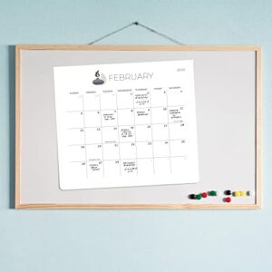 Beautiful 2023 Magnetic Fridge Calendar - Runs Until July 2024 - The Perfect Monthly Calendar With Abstract Designs for Easy Planning