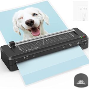 Laminator,A3/A4/A5/A6 Laminator Machine 11x17,90s Fast Warm-Up,4 in 1 Laminating Machine with Cutter,Protractor,Corner Rounder,Thermal Laminator with 20 Laminating Pouches for Home Office School Use