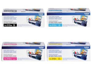 brother bnd00669 tn-310 toner cartridge set black/cyan/magenta/yellow, 1 size