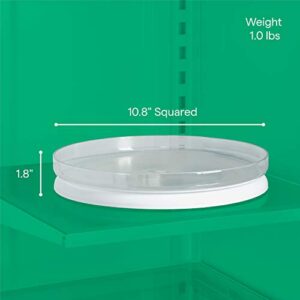 YouCopia FridgeView Fridge Turntable, Lazy Susan Organizer for Refrigerator Storage, 11” , White