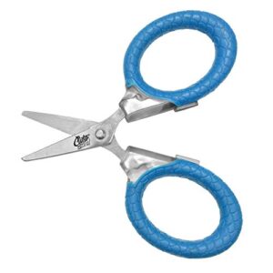 cuda 3″ titanium bonded micro scissor, blue (18826)