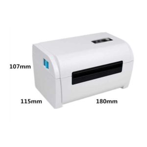 ZSEDP 4 Inch Shipping Label Maker Address Barcode Width 40-110mm Sticker USB High Speed Thermal Printer