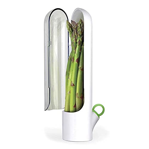 Herb Keeper, Cilantro Containers For Refrigerator, Herb Saver For Refrigerator, Herb Storage Container Glass, Keeps Greens Fresh for 2-3 Weeks, Herb Savor Pod for Cilantro, Mint, Parsley, Asparagus