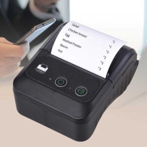 ZSEDP Portable Label Printer 58mm 2inch Thermal Printer Label Maker for Store Shipping Mini Label