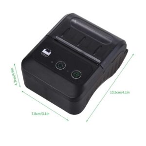 ZSEDP Portable Label Printer 58mm 2inch Thermal Printer Label Maker for Store Shipping Mini Label