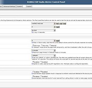 Algo 8180G2 IP Paging and SIP Loud Ringer Audio Alerter (8180 G2)