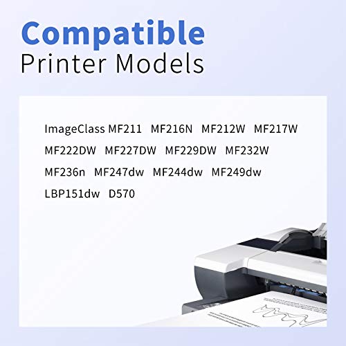 MYCARTRIDGE SUPRINT 137 Black Toner Cartridge Compatible Toner Cartridge Replacement for Canon 137 CRG137 9435B001AA use with ImageClass MF236n MF232w MF216n LBP151dw D570 Printer 4 Pack CRG-137