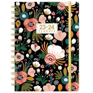 planner 2023-2024 – 2023-2024 weekly monthly planner, july 2023-june 2024, 6.4” x 8.5” academic planner 2023-2024 with thick paper, pocket, tabs