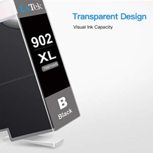 LxTek Compatible Ink Cartridge Replacement for HP 902XL 902 Compatible with Officejet 6978 6968 6962 6954 6975 Printers (2 Pack)