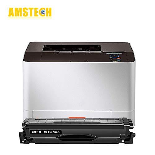 Amstech Compatible Toner Cartridge Replacement for Samsung CLT-504S CLT504S CLT-K504S Xpress C1860FW C1810W SL-C1860FW SL-C1810FW CLX-4195FW CLP-415NW Printer Ink (Black Cyan Yellow Magenta 4-Pack)
