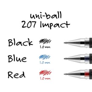 uniball Vision Elite Rollerball Pens with 0.8mm Bold Point, Black, 12 Count