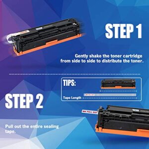 INK E-SALE Remanufactured Toner Cartridge Replacement for HP 131A 131X CF210A CF210X CF211A CF212A CF213A Toner High Yield Set for HP LaserJet Pro 200 M251n M251nw M251 MFP M276nw M276n Color Printer