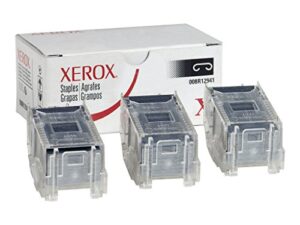 genuine xerox stacker staples cartridges for the phaser 7760 (3 cartridges, 5,000 staples each), 008r12941