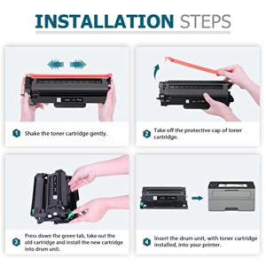 inkalfa TN730 TN760 Toner Cartridge Compatible Replacement for Brother TN760 TN-760 TN 760 TN-730 for HL-L2395DW MFC-L2710DW HL-L2350DW MFC-L2750DW DCP-L2550DW Printer (2 Pack, Toner TN-730/TN-760)