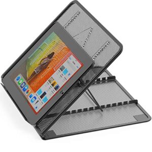 SimpleHouseware Mesh Ventilated Adjustable Laptop Stand, Black