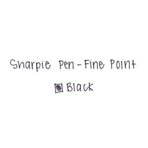 SHARPIE Wraps Pen, Fine Point, 4-Pack, Black (1924213)