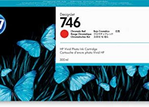 HP 746 Chromatic Red 300-ml Genuine Ink Cartridge (P2V81A) for DesignJet Z6 & Z9+ Large Format Printers