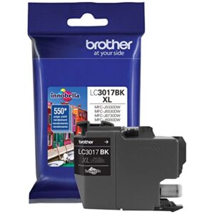 brother lc3017bk high yield black ink cartridge