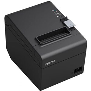 Epson TM-T20III Thermal POS Receipt Printer, Black - USB Type B + Ethernet and DK Port, Requires USB Wireless Dongle - Print Speeds Up to 250mm/sec, 203 dpi, Auto-Cutter, Monochrome, DAODYANG