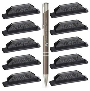10 pack pal pen holders, black only, self adhesive and removeable
