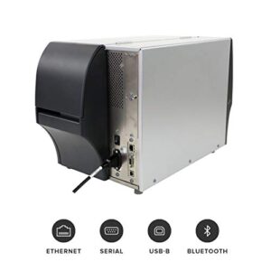 ZEBRA ZT411 Thermal Transfer Industrial Printer 300 dpi Print Width 4 in Serial USB Ethernet Bluetooth ZT41143-T010000Z