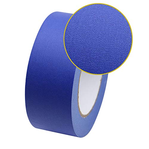 BOMEI PACK 4 Pack Blue Painters Tape, 1/2" 3/4" 1” 2” x 60yds, Multi Size Painting Masking Tape, Clean Release Paper Tape for Home and Office