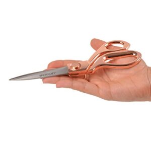 Westcott 16968 8-Inch Stainless Steel Rose Gold Scissors For Office and Home