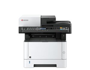 kyocera ecosys m2635dw all-in-one monochrome laser printer (print/copy/scan/fax), 37ppm, up to fine 1200 dpi, gigabit ethernet, usb, wireless & wi-fi direct, mobile print, 5 line lcd w/hard key panel