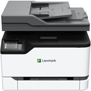 lexmark mc3224i color laser multifunction product with print, copy, digital fax, scan and wireless capabilities, plus full-spectrum security and print speed up to 24ppm (40n9640), (renewed)