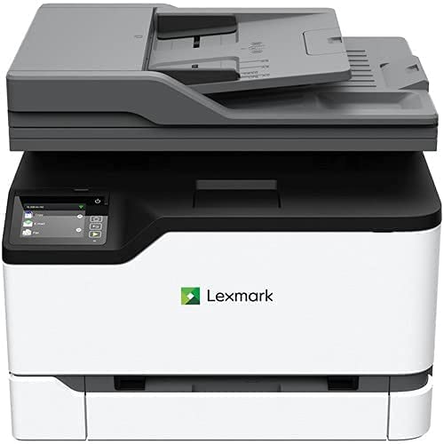 Lexmark MC3224i Color Laser Multifunction Product with Print, Copy, Digital Fax, Scan and Wireless Capabilities, Plus Full-Spectrum Security and Print Speed up to 24ppm (40N9640), (Renewed)