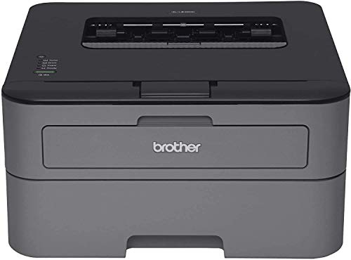 Brother Monochrome Laser Printer with Duplex Printing, 2400 x 600 DPI, up to 27 Pages per Minute, Automatic Duplex (2-Sided) Printing, Compact HL-L2300d